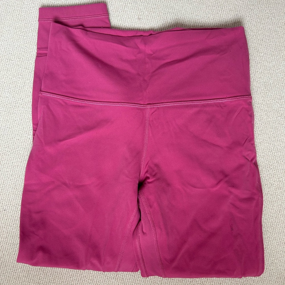 Lululemon Align Leggings Size 8 25” in a Pretty Pink Color